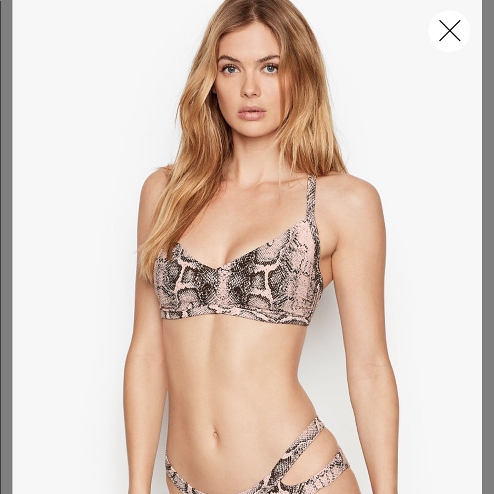 Victoria’s Secret DD Cup V-neck Bralette Swim Top